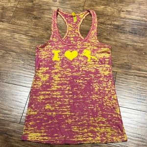 I love horses tank top